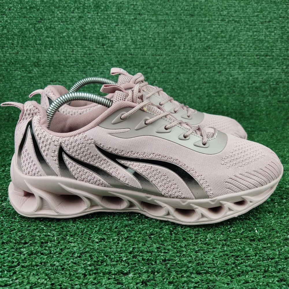 Unbranded Sneakers Womens 42 Pink Blade Sole Mesh Athletic Running Walking Shoes